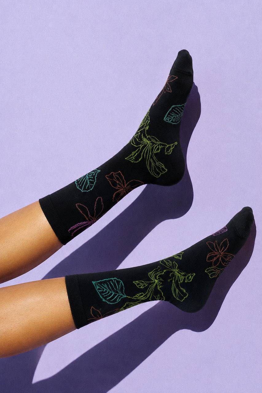 Botanical Line Art SOCKS