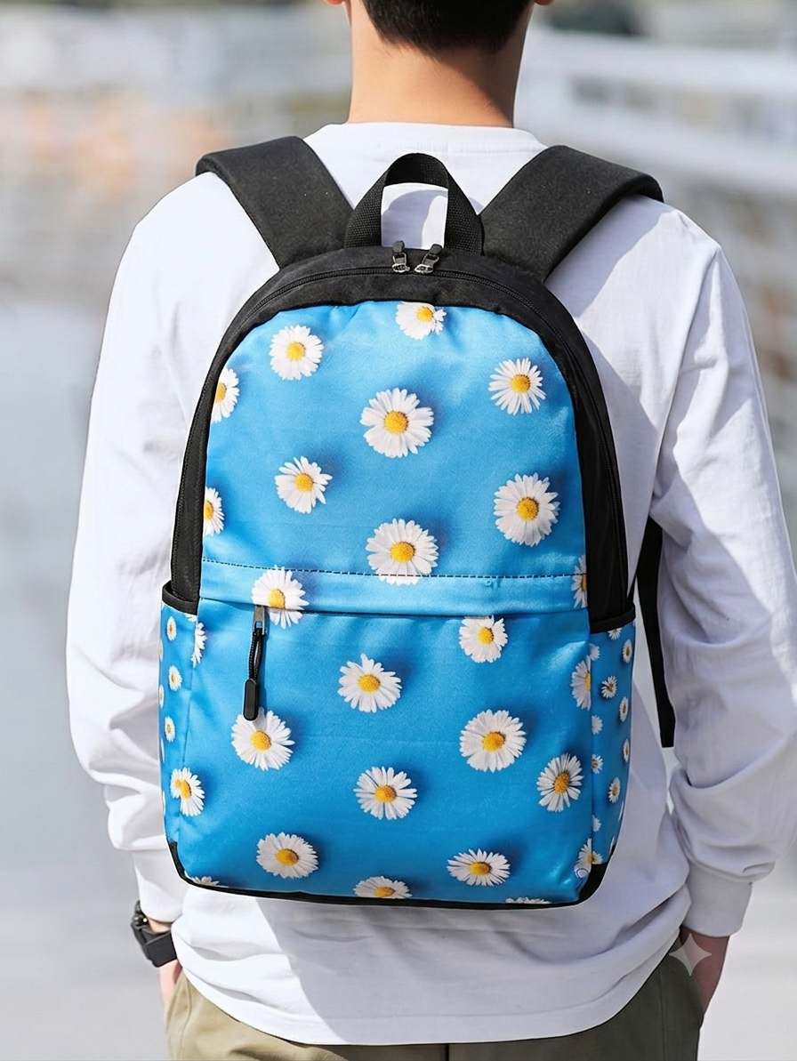 SUN FLOWER BACK BAG