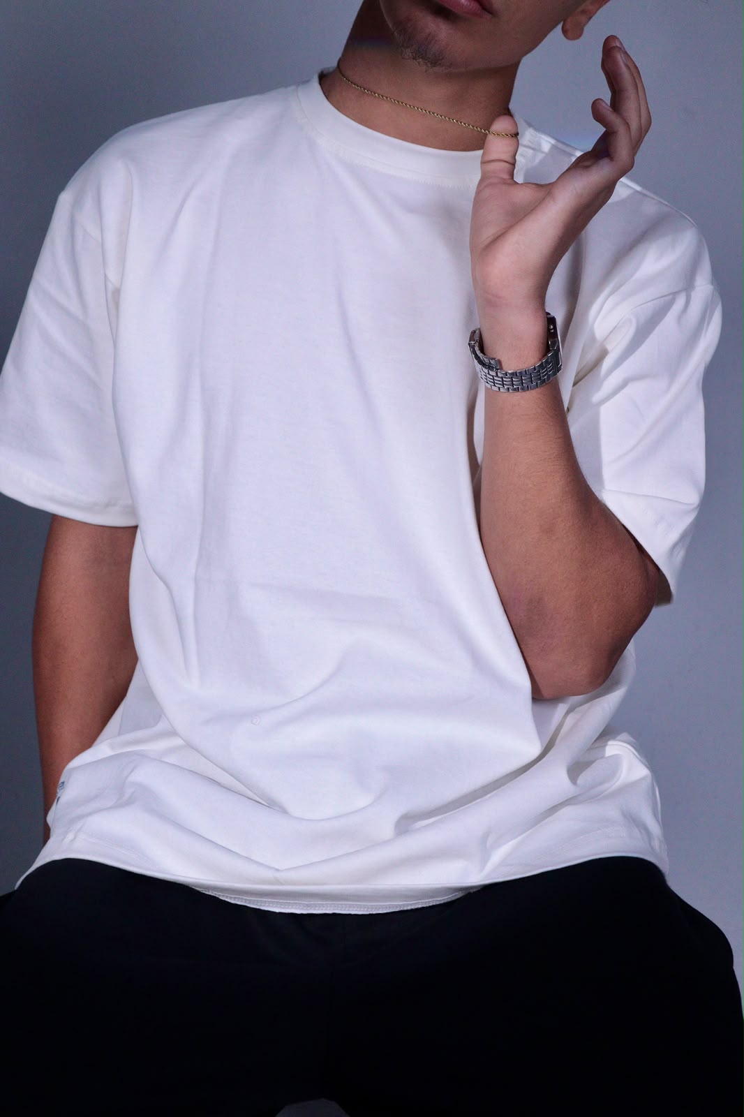 WHITE RAWAND SHIRT