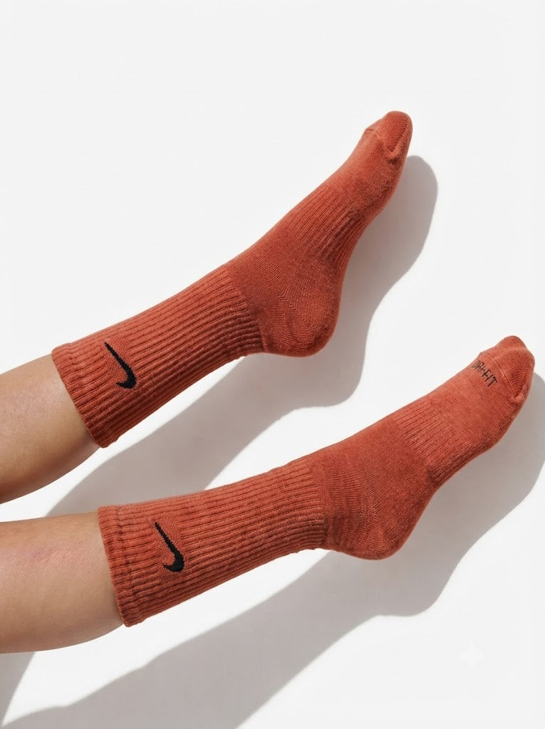 PINK & RED TIE DYE SOCKS