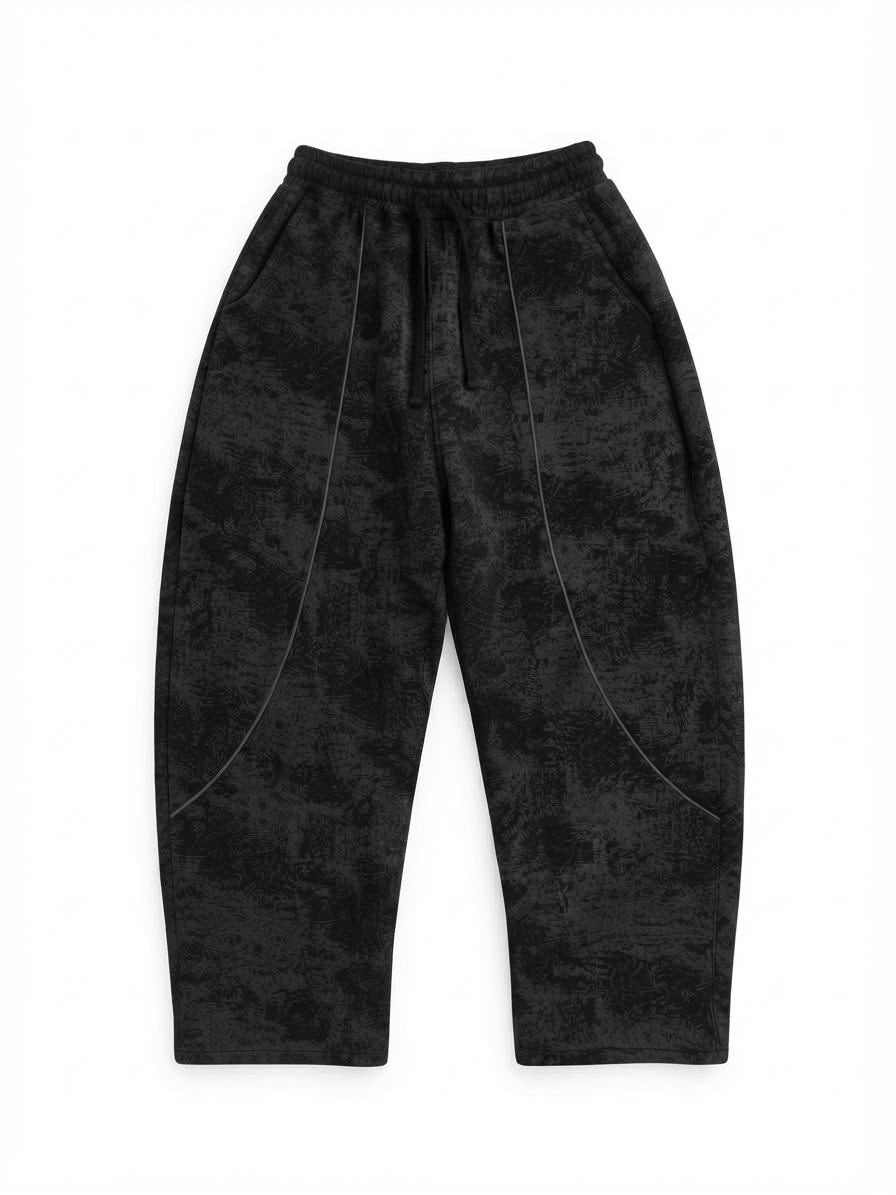 Balloon pants black