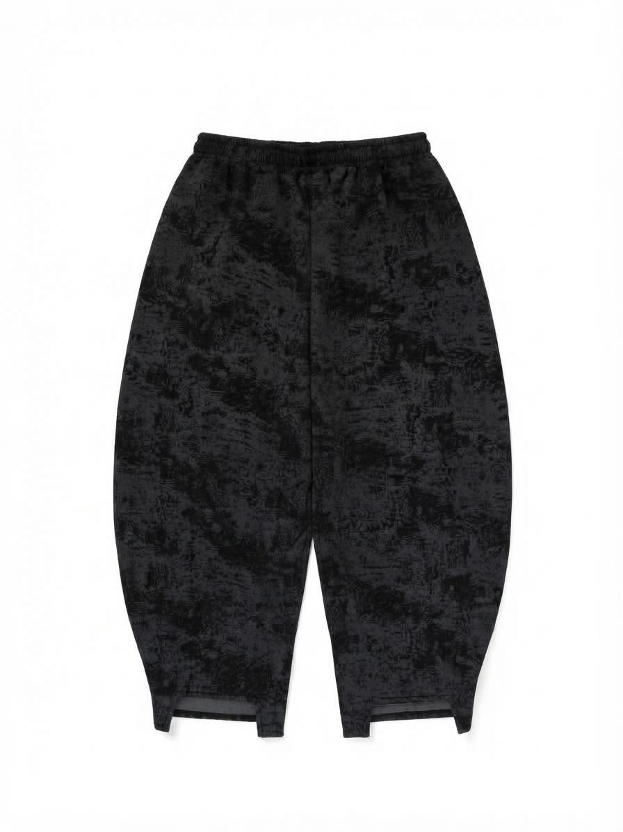 Balloon pants black