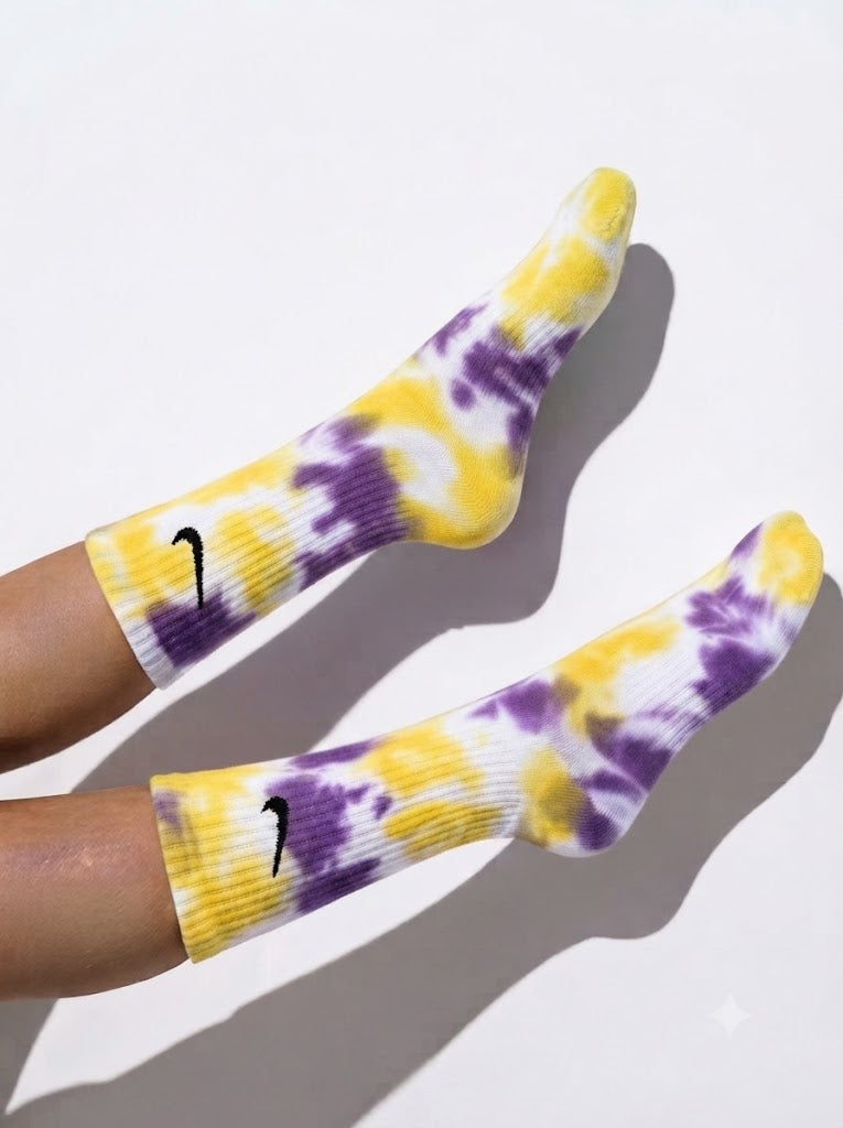 PURPIE TIE DYE SOCKS
