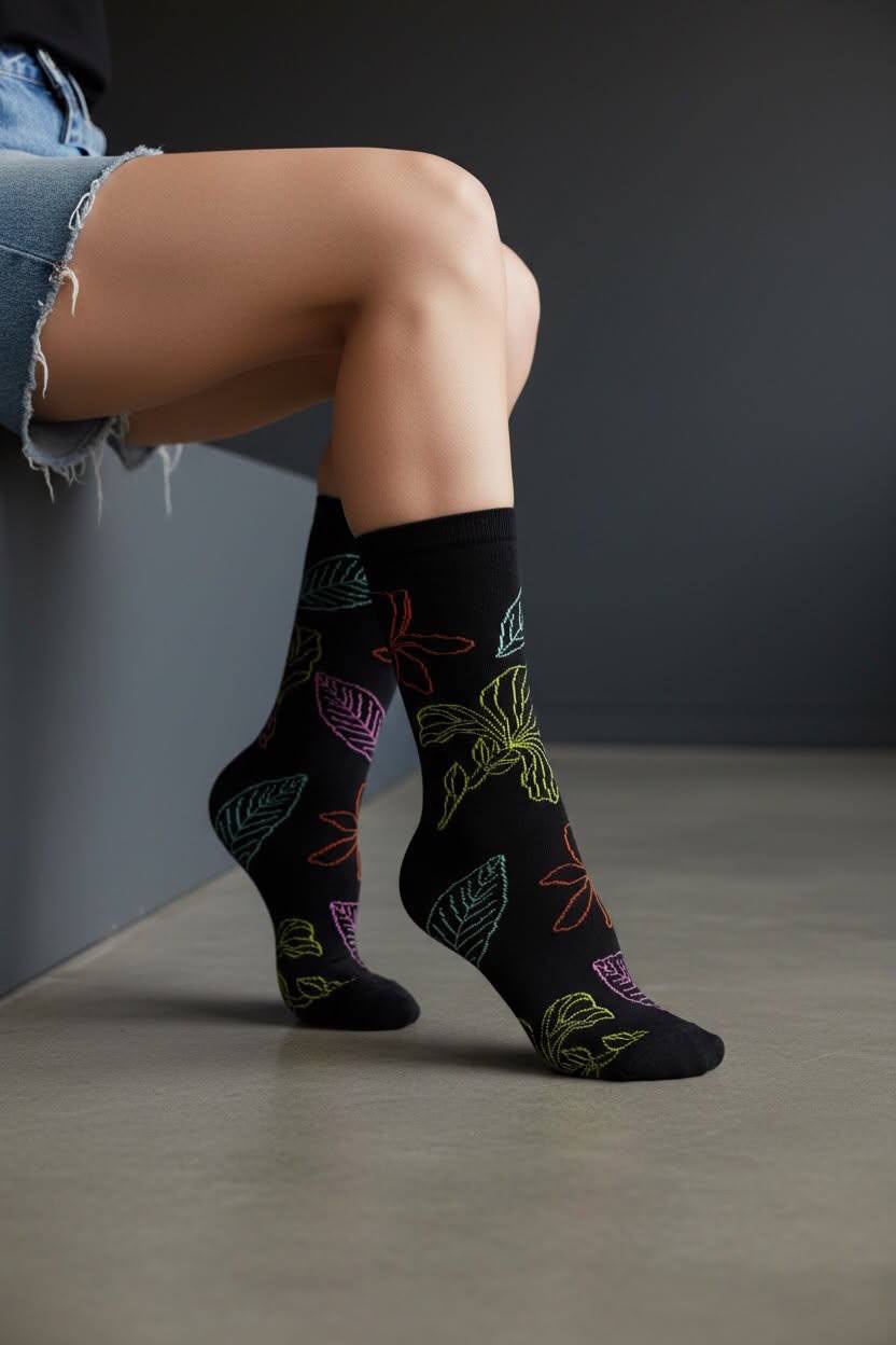 Botanical Line Art SOCKS
